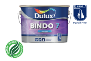 DULUX BINDO 7 Экстрапрочная матовая латексная краска для стен и потолков