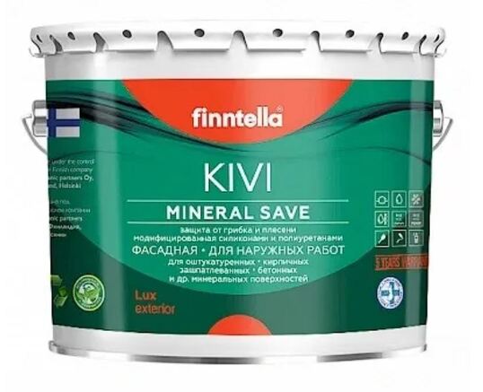 Finntella KIVI матовая акриловая краска для фасада