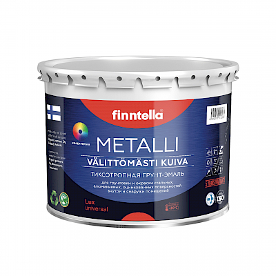 Finntella METALLI anticorr 3 в 1 Грунт-краска прямо по ржавчине полуматовая