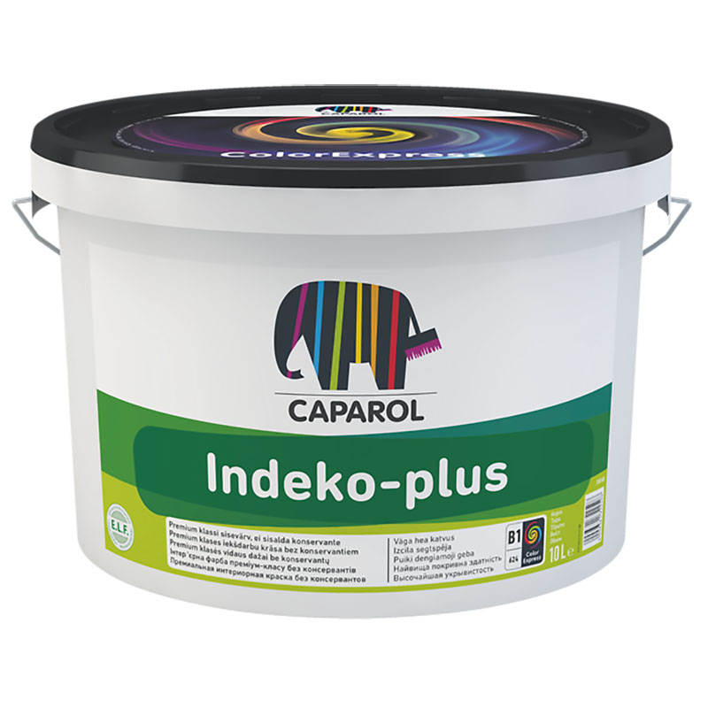 Caparol Indeko-Plus экологичная глубоко-матовая краска для стен и потолков