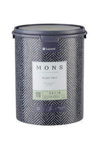 MONS SATIN - полуматовая высокопрочная дизайнерская краска для помещений с влажностью