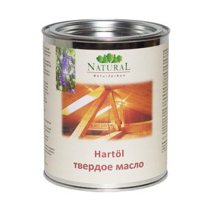Natural Hartol твёрдое масло, глубоко проникающее в структуру древесины, для внутренних помещений