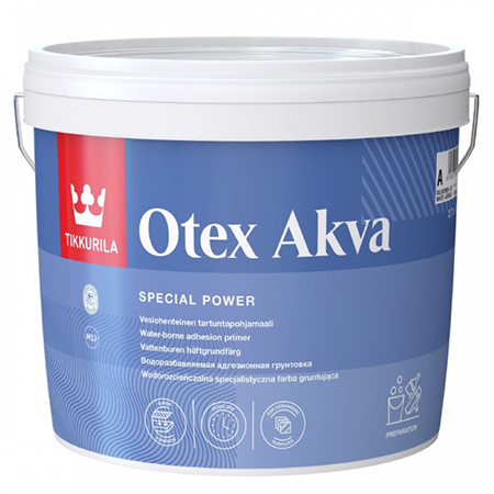 Tikkurila Otex Akva высокоадгезионная грунтовка на водной основе для сложных поверхностей