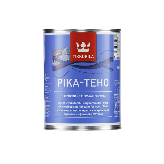 Tikkurila Pika Teho / Тиккурила Пика Техо водорастворимая фасадная краска для дерева