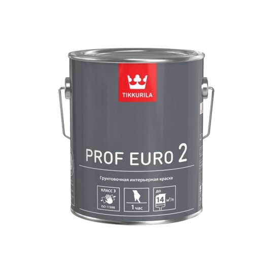 Tikkurila Prof Euro 2 | Тиккурила Проф Евро 2 краска грунтовочная интерьерная
